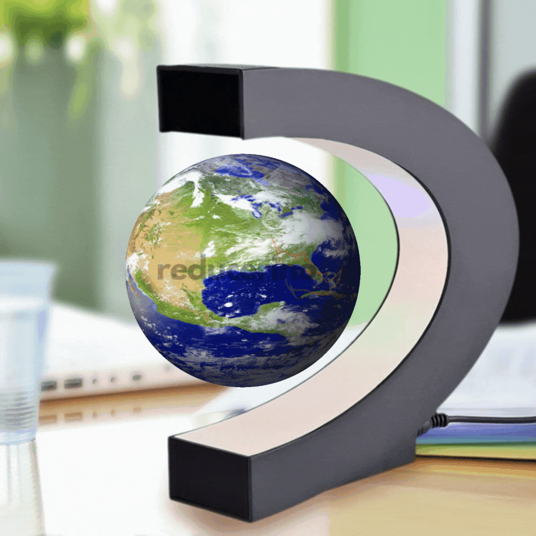 Decoratiune glob magnetic plutitor GlobeLight