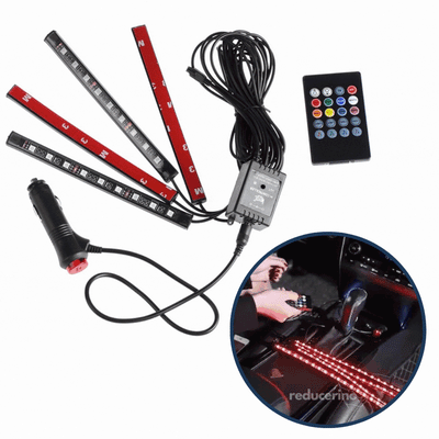 Banda LED RGB pentru interiorul masinii