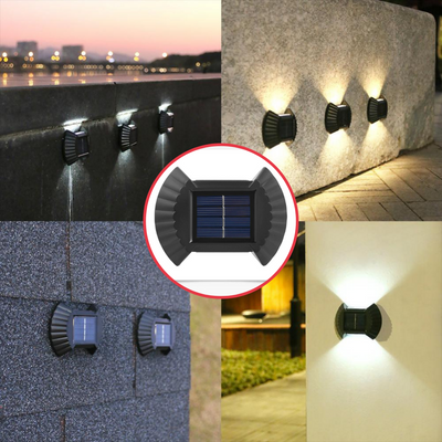 SET 2x Lampa solara de perete SolarWall