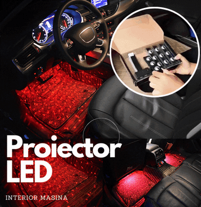 Banda LED RGB pentru interiorul masinii