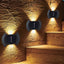 SET 2x Lampa solara de perete SolarWall