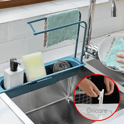 Organizator pentru chiuvete EasyPlace | Solutie eficienta pentru depozitare si organizare | Design compact si practic, usor de montat si curatat