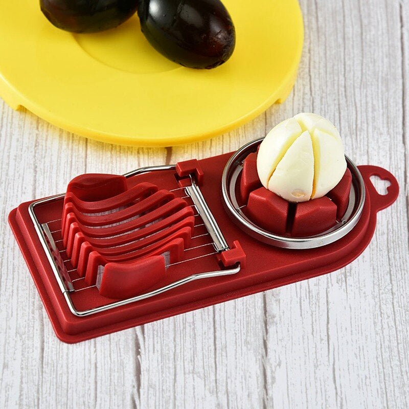 Cutit feliator multifunctional pentru taiat oua fierte si diferite legume si fructe