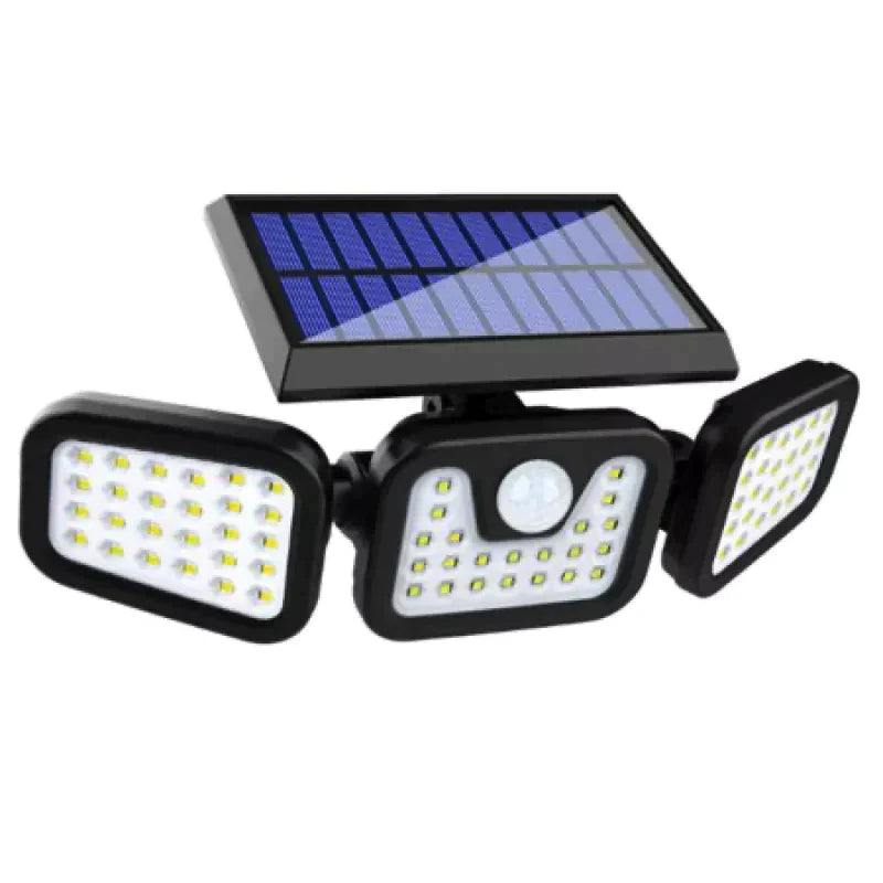 Proiector solar LED cu 3 capete LP-0008