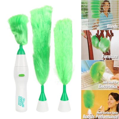 Pamatuf rotativ de praf ByeDuster cu rezerve incluse | Curatare eficienta si rapida | Design ergonomic, usor de folosit si depozitat