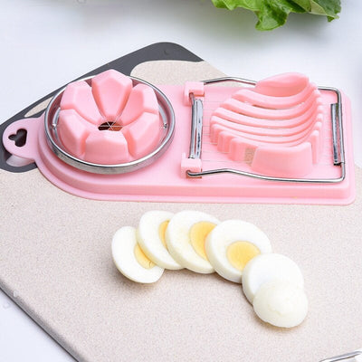 Cutit feliator multifunctional pentru taiat oua fierte si diferite legume si fructe