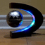 Decoratiune glob magnetic plutitor GlobeLight