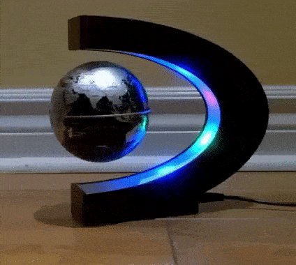 Decoratiune glob magnetic plutitor GlobeLight