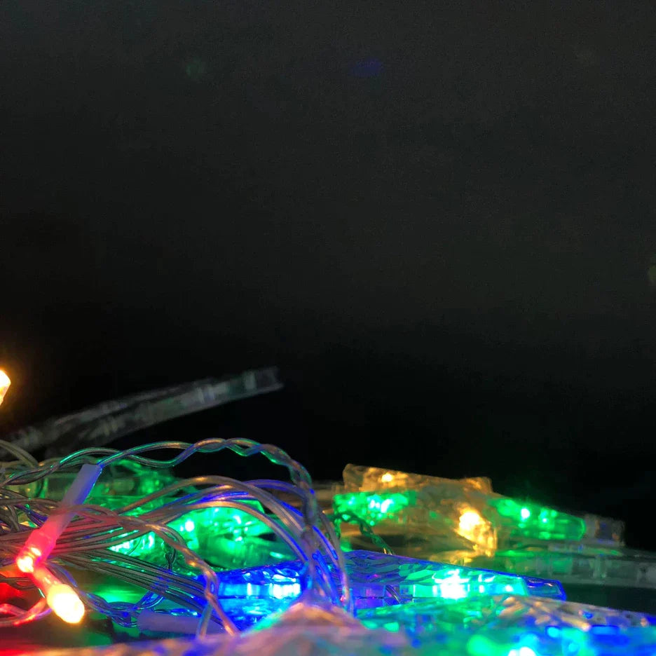 Instalatie craciun, perdea luminoasa cu diferite forme, 3.5M Lungime