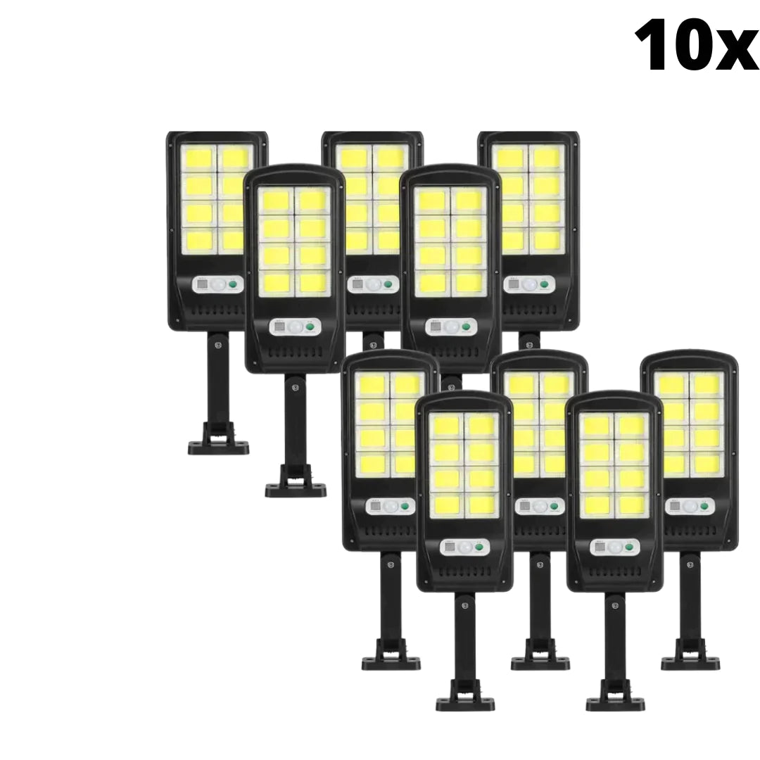 SET Lampa cu incarcare solara 90W, 160 LED-uri COB si telecomanda LP-0049