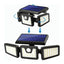 Proiector solar LED cu 3 capete LP-0008