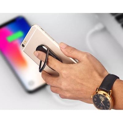 Suport telefon tip inel cu magnet si bricheta integrata | Design multifunctional si practic | Fixare sigura si usor de folosit