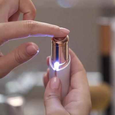 Set epilator facial si epilator sprancene, ambele cu incarcare usb