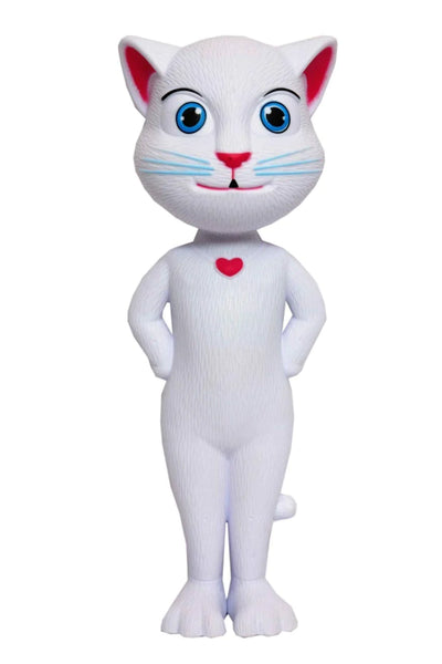 Jucarie interactiva pisica vorbitoare AngelaKitty | Raspunde la voce si canta | Distractie si invatare pentru copii, design adorabil si colorat
