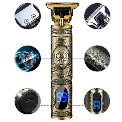 SET Pentru El si Ea | Masina de tuns VGR + Perie indreptat si uscat parul Styssi